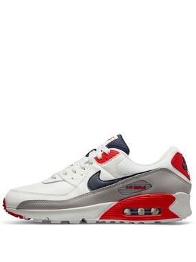 NIKE AIR MAX 90
Summit White/ Thunder Blue-Cement Grey